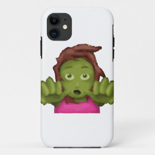 絵文字ゾンビ女性 iPhone 11 ケース