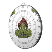 絵文字ゾンビ ダーツボード (正面右)