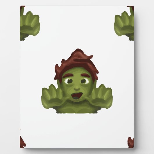 絵文字ゾンビ フォトプラーク (正面)