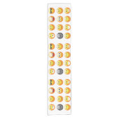 絵文字テーブルランナーテーブルランナー布 ショートテーブルランナー (正面)