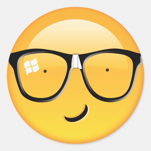 絵文字トータルTechie ID229 ラウンドシール (正面)