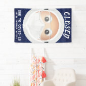 絵文字ドクター |事業の終了 横断幕 (インサイチュ)