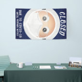 絵文字ドクター |事業の終了 横断幕 (トレードショー)