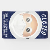 絵文字ドクター |事業の終了 横断幕 (横)