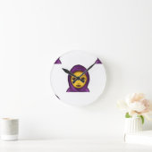 絵文字ハジブ ラウンド壁時計 (ホーム)