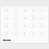 絵文字ハッピーラブアイズgiraffe顔 ハートシール (シート)