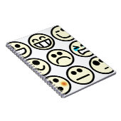 絵文字ハッピー顔 ノートブック (右側)