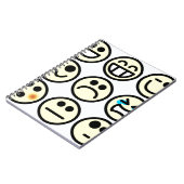 絵文字ハッピー顔 ノートブック (左側)