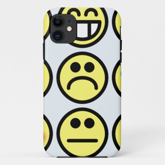 絵文字ハッピー顔 Case-Mate iPhoneケース (裏面)