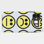 絵文字ハッピー顔 Case-Mate iPhoneケース (裏面(横))