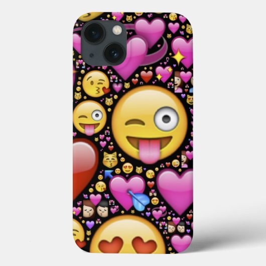 絵文字ハート Case-Mate iPhoneケース (裏面)
