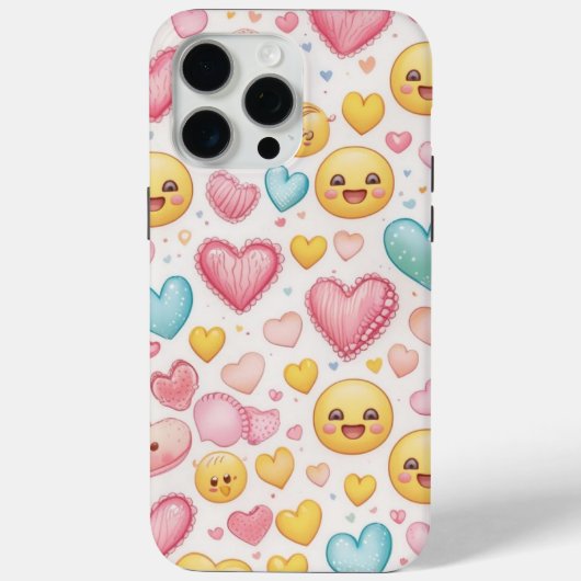 絵文字ハート Case-Mate iPhoneケース (裏面)