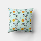 絵文字パターンデザイン クッション (裏面)