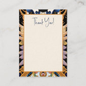 絵文字パッケージ挿入、おもしろいありがとう蝶 名刺 (裏面)