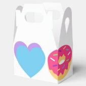 絵文字パーティー好意ボックス – 平和、愛、ユニコーン、ドーナツ フェイバーボックス (オープン)