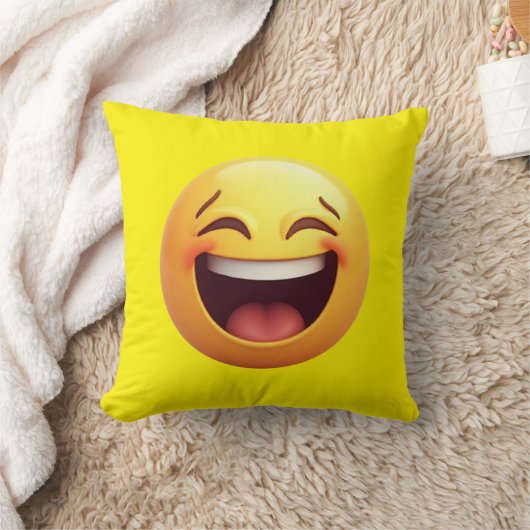絵文字ピロー クッション (ブランケット)