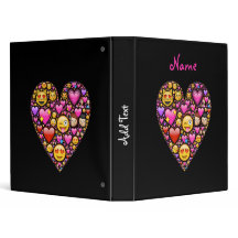 絵文字ピンクブラックガールズラブ絵文字パーティー