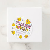 絵文字ファーストバースデーパーティーありがとうラベル フェイバータグ (インサイチュ)