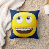 絵文字ブレース枕 クッション (ブランケット)