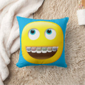 絵文字ブレース枕 クッション (ブランケット)