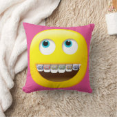 絵文字ブレース枕 クッション (ブランケット)