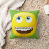 絵文字ブレース枕 クッション (ブランケット)