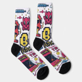 絵文字プリント ソックス (右)