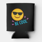 絵文字ベカッコいいー 缶クーラー (正面)