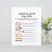 絵文字ベビーシャワーゲームと回答 (スタンド正面)