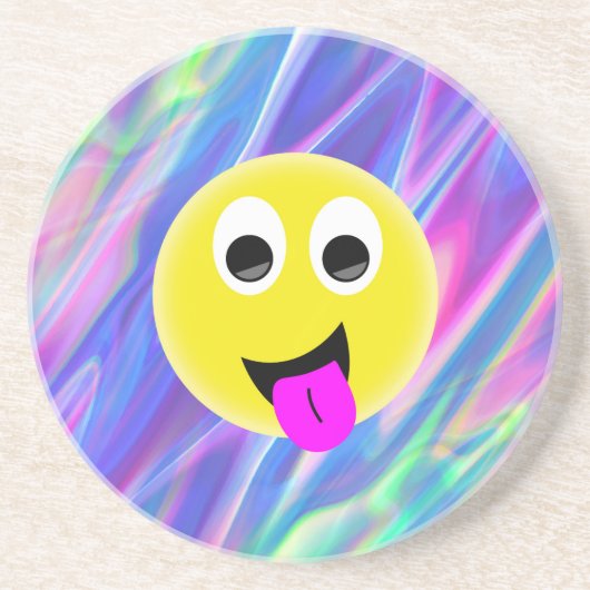 絵文字ホログラム コースター (正面)