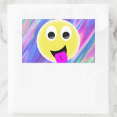 絵文字ホログラム 長方形シール (バッグ)