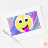 絵文字ホログラム 長方形シール (封筒)