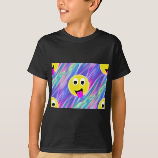絵文字ホログラム Tシャツ (正面)