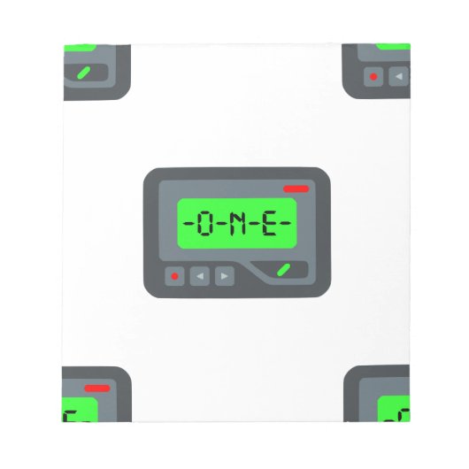 絵文字ポケットベル ノートパッド (正面)