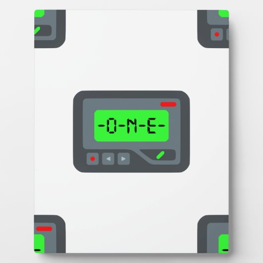 絵文字ポケットベル フォトプラーク (正面)