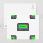 絵文字ポケットベル ポストカード (正面/裏面)