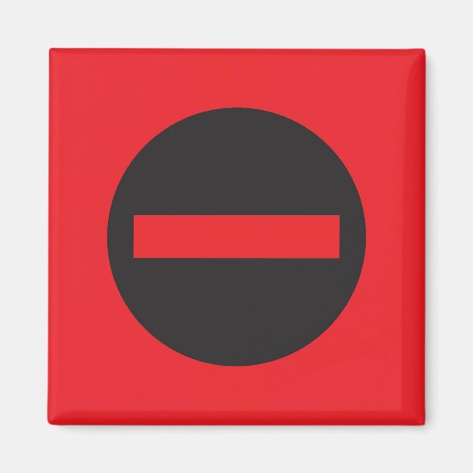 絵文字マグネット、入力しない マグネット (正面)