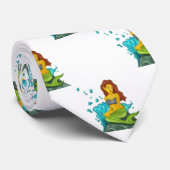 絵文字マーメイドメンズネックタイのメンズウェア ネクタイ (ロール)