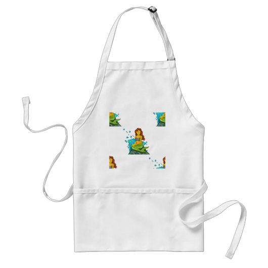 絵文字メルメイド スタンダードエプロン (正面)