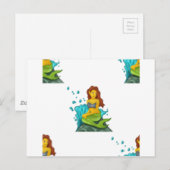 絵文字メルメイド ポストカード (正面/裏面)