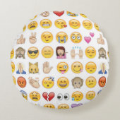絵文字ラウンドピロー ラウンドクッション (正面)