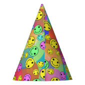 絵文字レインボーパーティー帽子 パーティーハット (裏面)