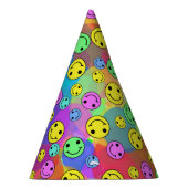 絵文字レインボーパーティー帽子 パーティーハット (右)