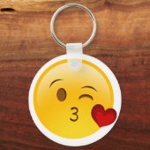 絵文字吹キス キーホルダー (正面)