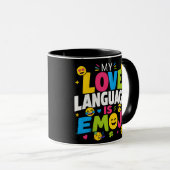 絵文字好きな人のためのコーヒーカップ マグカップ (正面右)