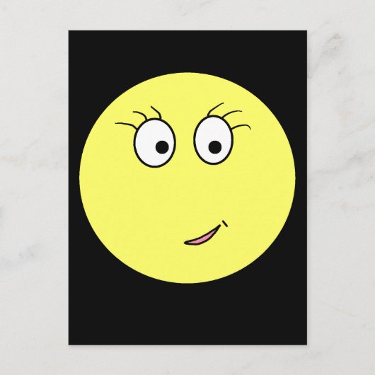 絵文字恋しく思 ポストカード (正面)