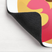 絵文字気にFacebook マウスパッド (コーナー)