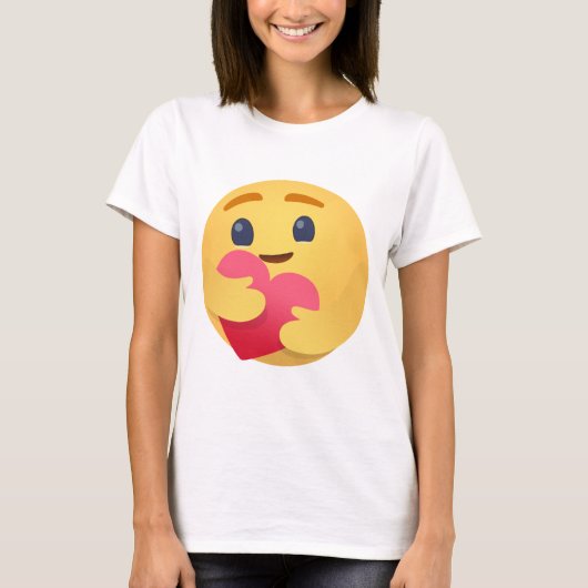 絵文字気にFacebook Tシャツ (正面)