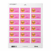 絵文字気のあるそぶりをしたガールID227 ラベル (フルシート)