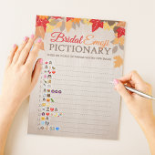 絵文字秋ブライダルシャワーGame Pack ノートパッド
